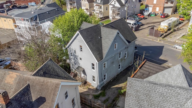 drone / aerial view featuring a residential view