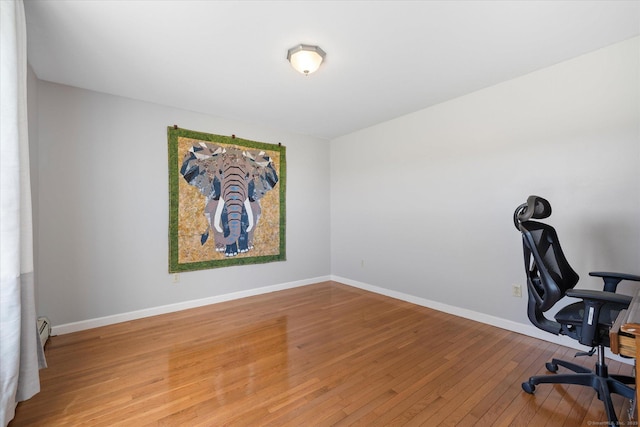 6 Margaret Cir, Pomfret, CT 06259 - unfurnished office featuring baseboards and light wood-style flooring