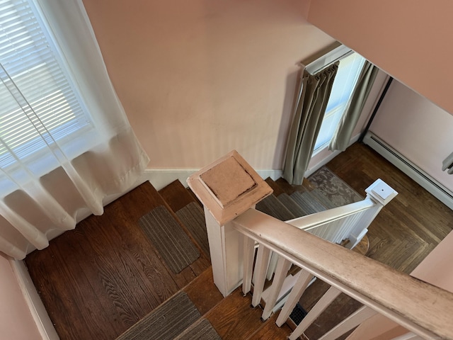 33 E Brown St, West Haven, CT 06516 - stairway with wood finished floors