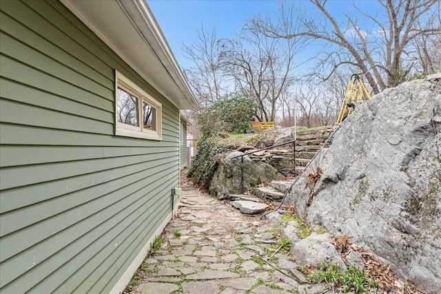 view of side of property