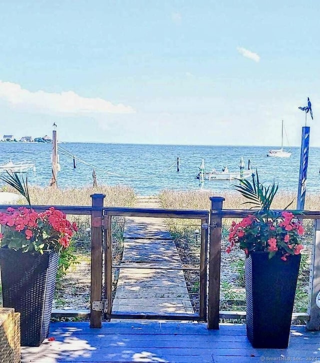 property view of water