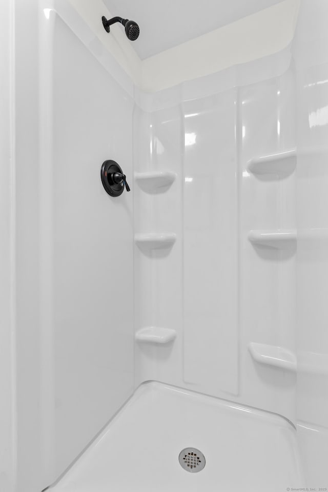 full bathroom with walk in shower