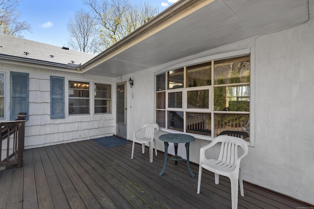 view of deck