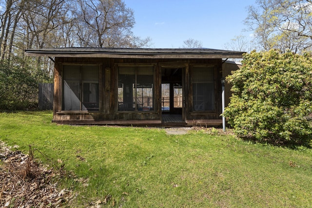 view of outbuilding