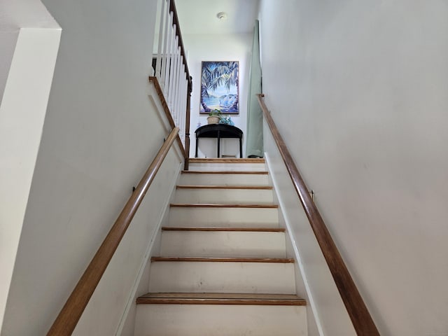 view of staircase