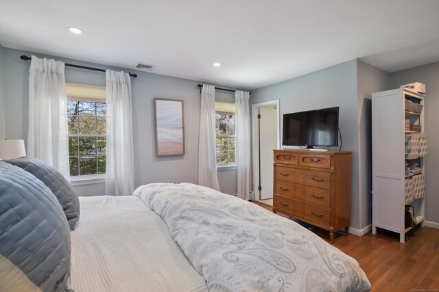 50 Carriage Dr S, Stamford, CT 06902 - bedroom with wood finished floors, recessed lighting, and baseboards