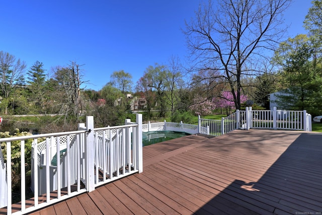 115 W Avon Rd, Farmington, CT 06085 - view of wooden terrace