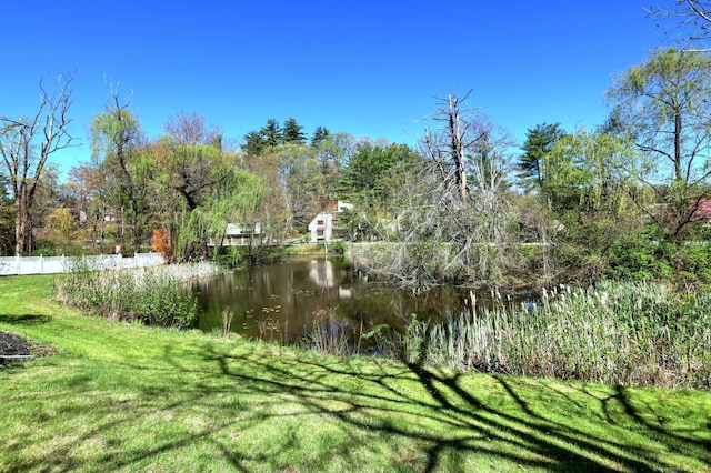 115 W Avon Rd, Farmington, CT 06085 - view of yard featuring fence and a water view