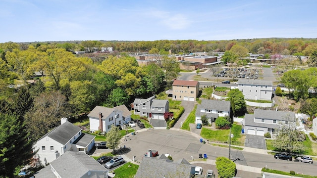 46 Fairway Grn, Fairfield, CT 06825 - aerial view featuring a forest view and a residential view