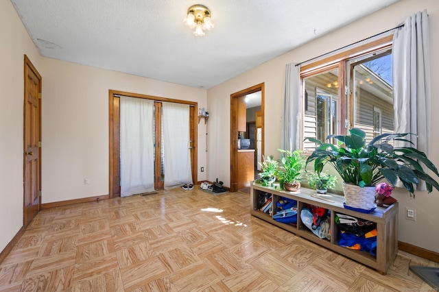 entrance foyer with baseboards