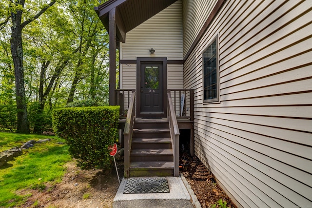 view of entrance to property