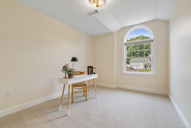 41 Madison Way S, Windsor, CT 06074 - carpeted office space featuring vaulted ceiling and baseboards