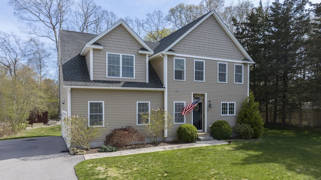 14 Cutter Dr, Stonington, CT 06355 - view of front facade with roof with shingles