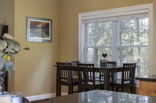 14 Cutter Dr, Stonington, CT 06355 - dining space with baseboards