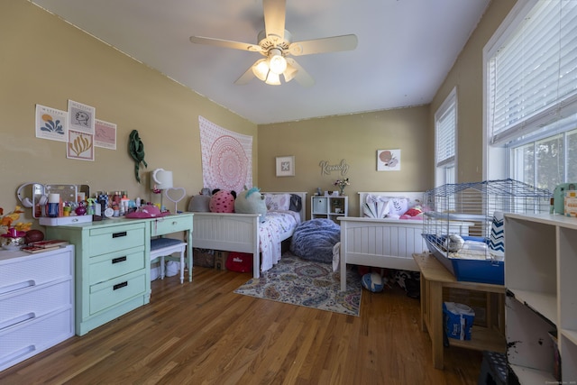 14 Cutter Dr, Stonington, CT 06355 - bedroom featuring wood finished floors and ceiling fan