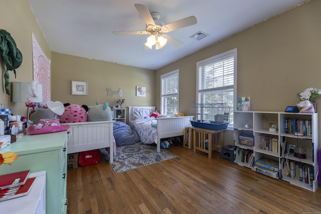 14 Cutter Dr, Stonington, CT 06355 - bedroom with wood finished floors and ceiling fan