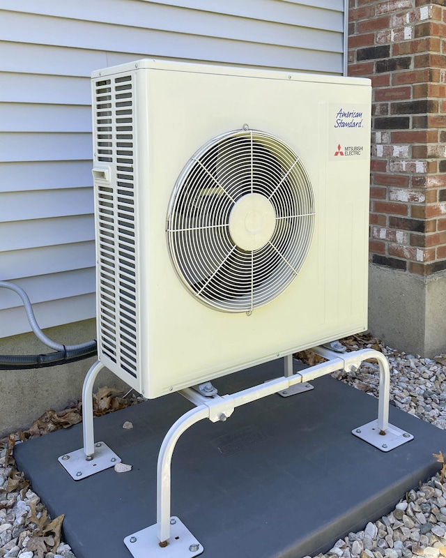 exercise area with ac unit