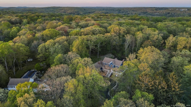 82 Indian Hill Rd, Wilton, CT 06897 - aerial overview of property's location with a heavily wooded area