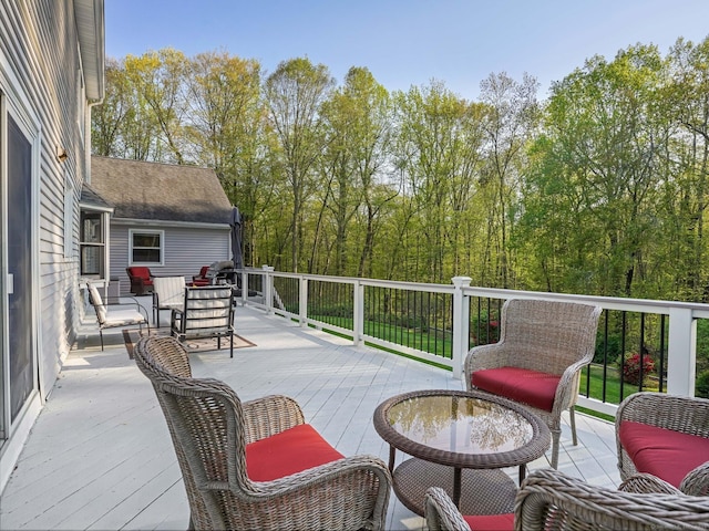 95 Pepperidge Cir, Stratford, CT 06614 - view of patio with a deck
