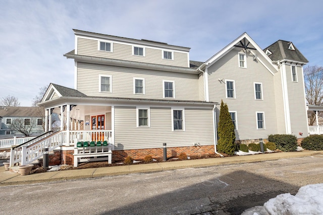 27 Catoonah St, Ridgefield, CT 06877 - view of front of house featuring a porch