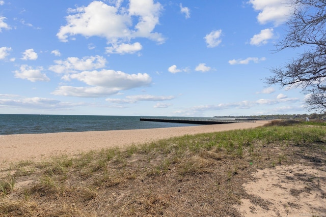 257 W Walk Unit 257, West Haven, CT 06516 - property view of water featuring a view of the beach