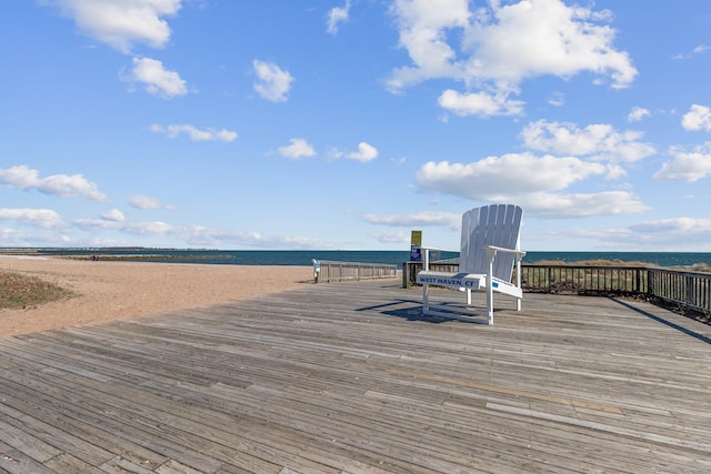 257 W Walk Unit 257, West Haven, CT 06516 - wooden deck featuring a water view