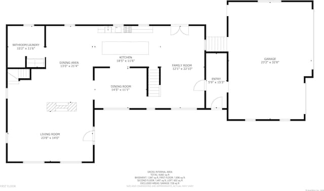 45 Clark Rd, Lyme, CT 06371 - view of room layout