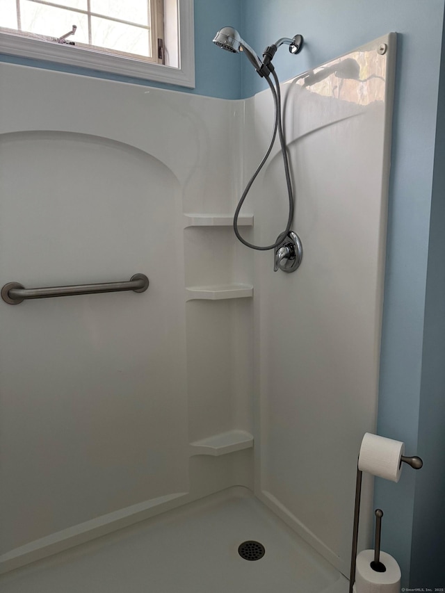 full bath with a shower