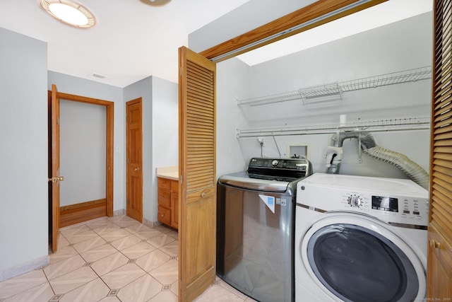 laundry room featuring laundry area and washer and dryer