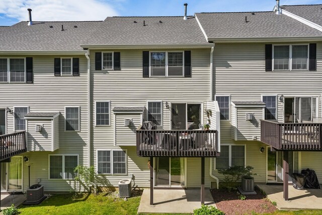 1803 Revere Rd, Danbury, CT 06811 - back of house with a patio area and cooling unit