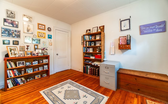 496 Whitney Ave Unit 1C, New Haven, CT 06511 - office space featuring crown molding and wood finished floors