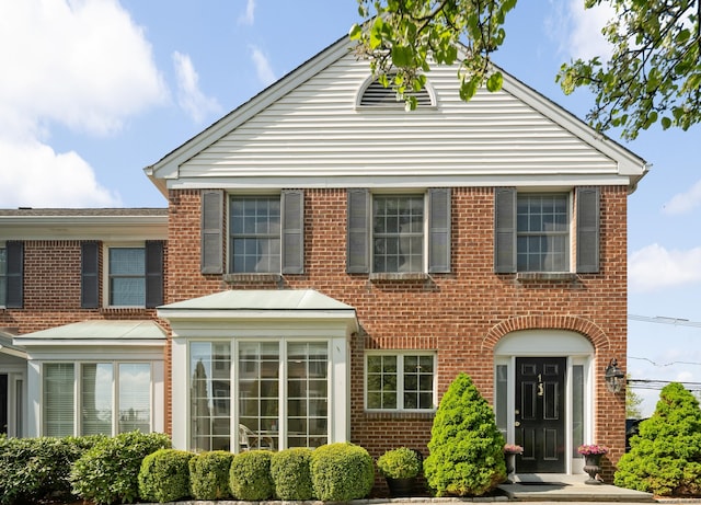 1 Maple St Unit 1, New Canaan, CT 06840 - view of front of property featuring brick siding
