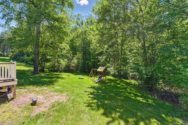 17 Pasture Ln, Glastonbury, CT 06073 - view of grassy yard featuring a playground