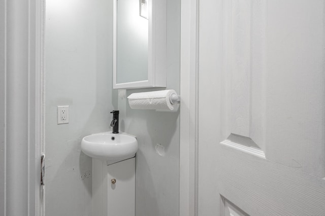 bathroom with a sink
