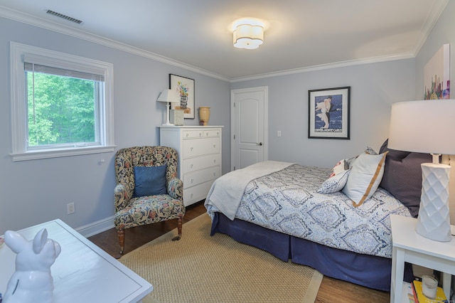 72 S Salem Rd, Ridgefield, CT 06877 - bedroom featuring wood finished floors, crown molding, and baseboards