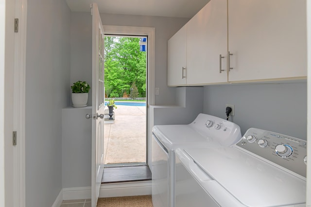 72 S Salem Rd, Ridgefield, CT 06877 - washroom with cabinet space, washing machine and dryer, and baseboards