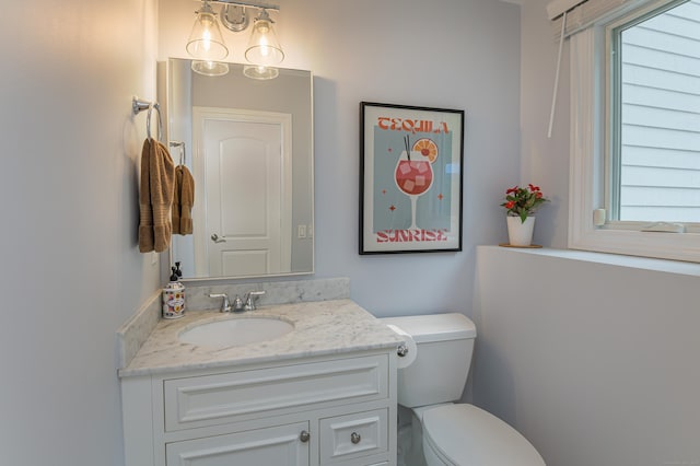 72 S Salem Rd, Ridgefield, CT 06877 - half bath featuring vanity and toilet