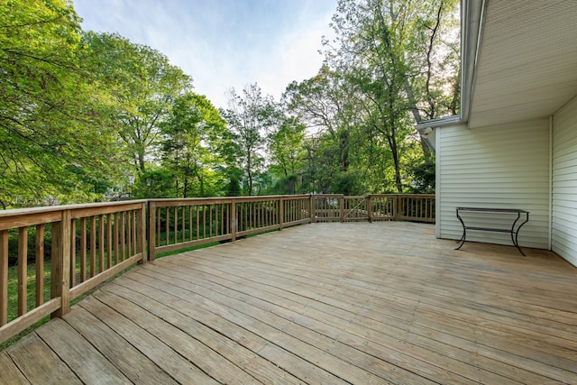 16 Wakerobin Rd, Norwalk, CT 06851 - deck with view of scattered trees