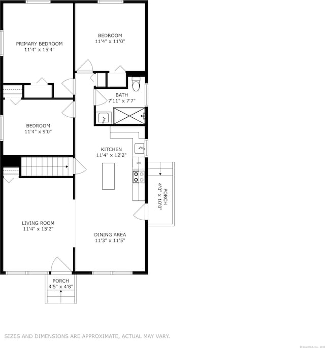 75 Edwards St, Bridgeport, CT 06606 - home floor plan