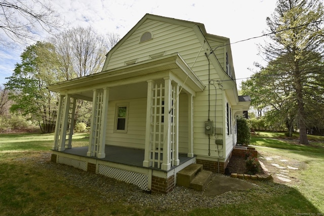 view of outdoor structure