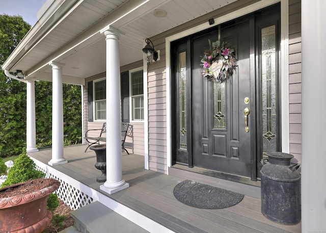 1440 Straits Tpke, Middlebury, CT 06762 - doorway to property with a porch