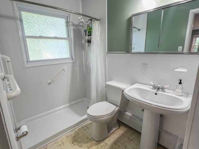 63 Ridgetop Rd, Wallingford, CT 06492 - bathroom featuring toilet and curtained shower
