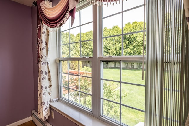 room details with baseboards
