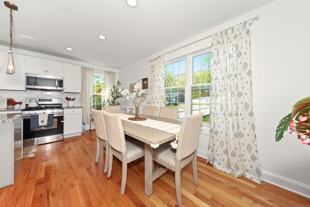 26 Greenwood Dr, Prospect, CT 06712 - dining room with recessed lighting and light wood-type flooring