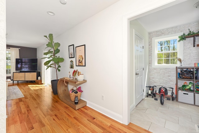 26 Greenwood Dr, Prospect, CT 06712 - corridor with baseboards and light wood finished floors