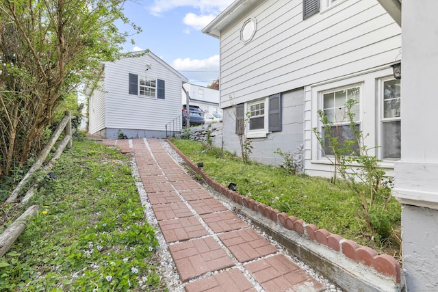 view of side of property