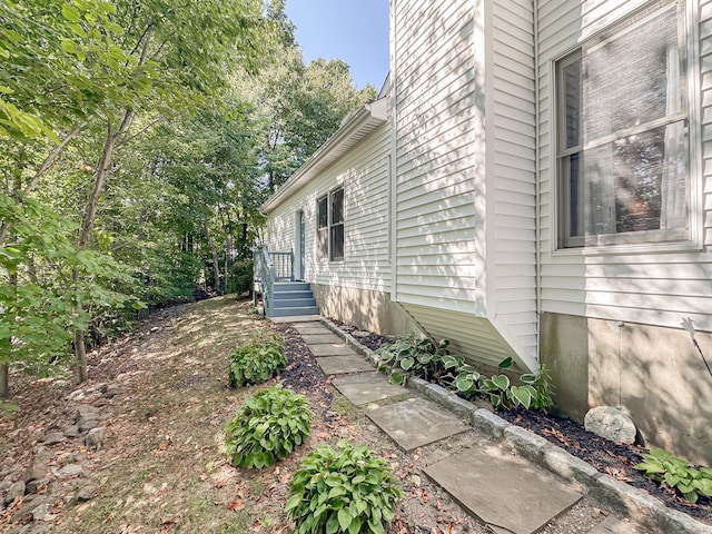 view of side of property