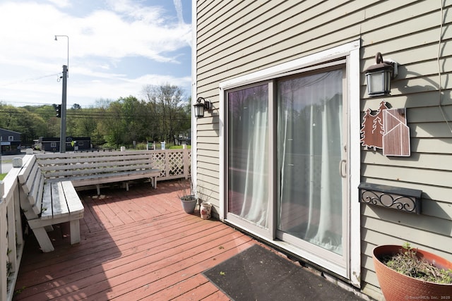 2951 Winsted Rd, Torrington, CT 06790 - view of wooden deck