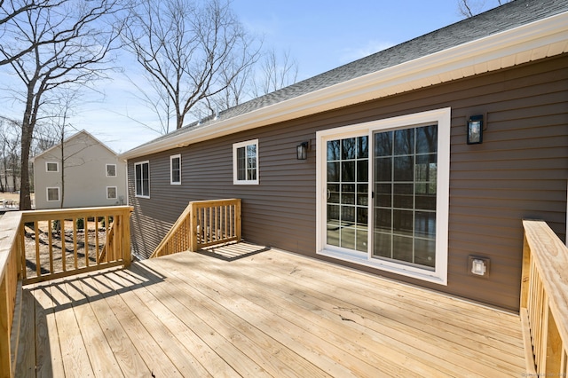 74 N Wawecus Hill Rd, Norwich, CT 06360 - view of wooden terrace