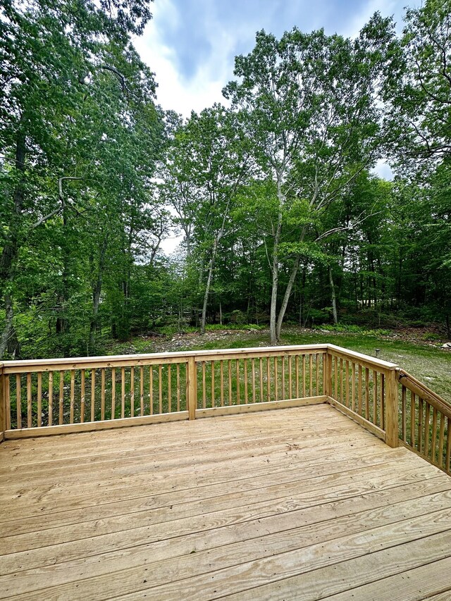 74 N Wawecus Hill Rd, Norwich, CT 06360 - view of deck